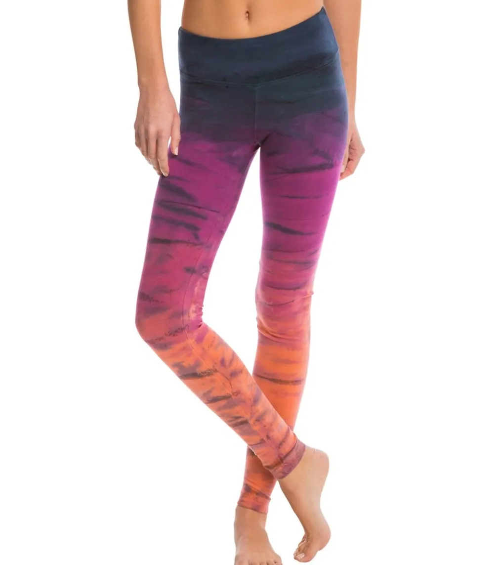 Hard Tail Flat Waist Cotton Ankle Yoga Leggings