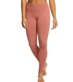 Hard Tail Flat Waist Cotton Ankle Yoga Leggings