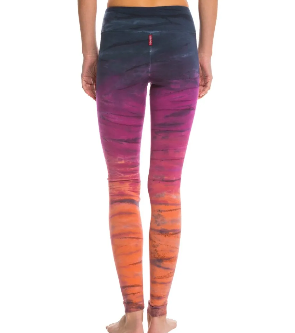 Hard Tail Flat Waist Cotton Ankle Yoga Leggings