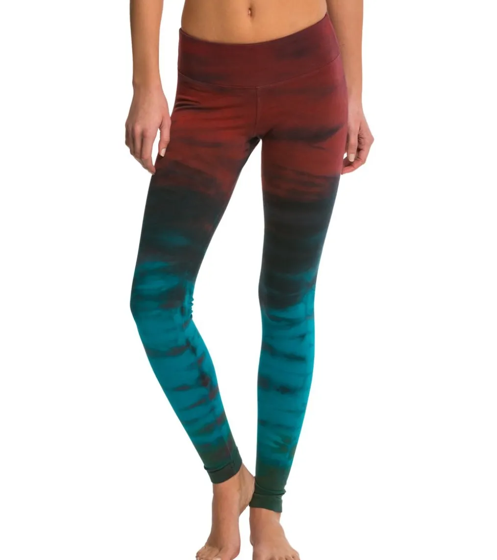 Hard Tail Flat Waist Cotton Ankle Yoga Leggings