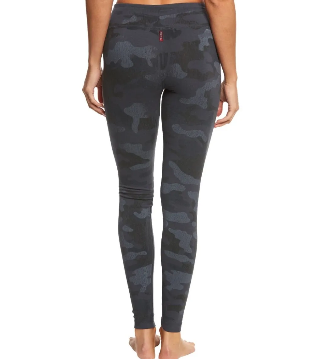 Hard Tail Flat Waist Cotton Ankle Yoga Leggings
