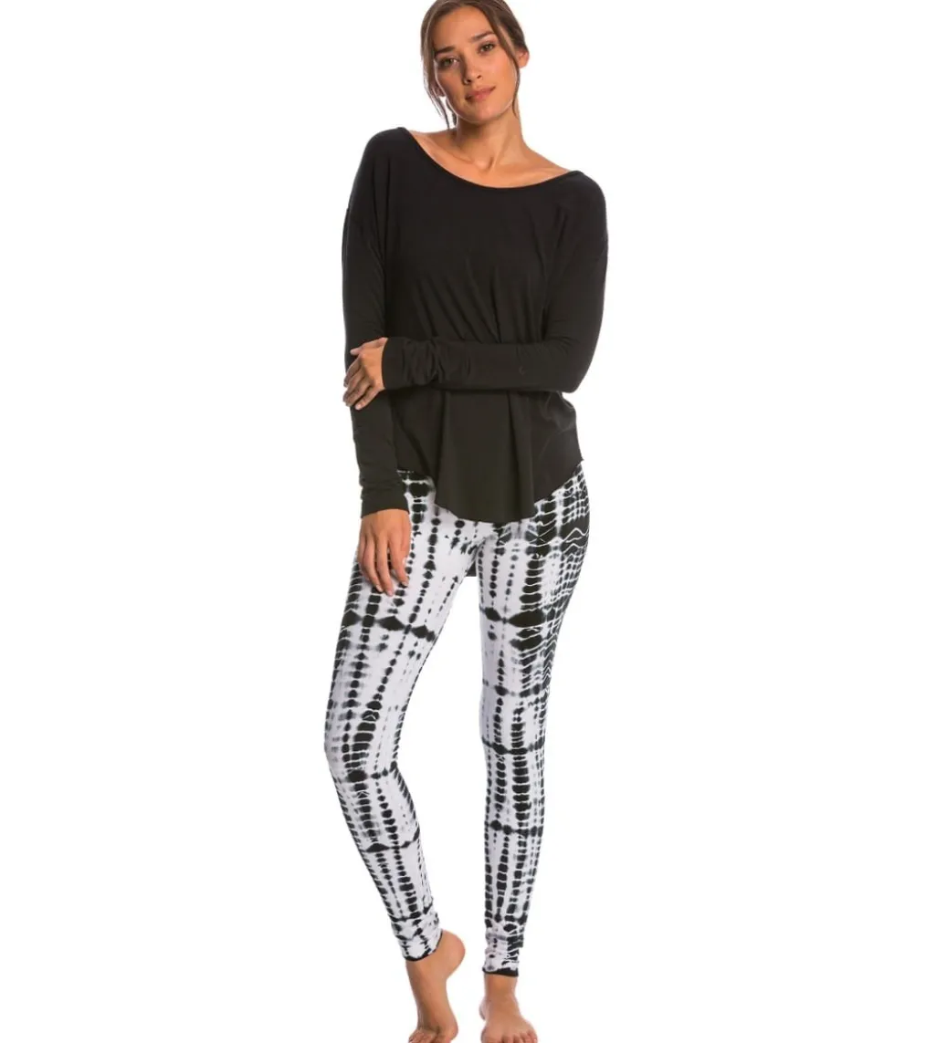 Hard Tail Flat Waist Cotton Ankle Yoga Leggings