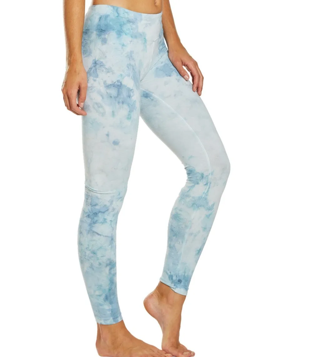 Hard Tail Flat Waist Cotton Ankle Yoga Leggings