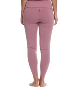 Hard Tail Flat Waist Cotton Ankle Yoga Leggings