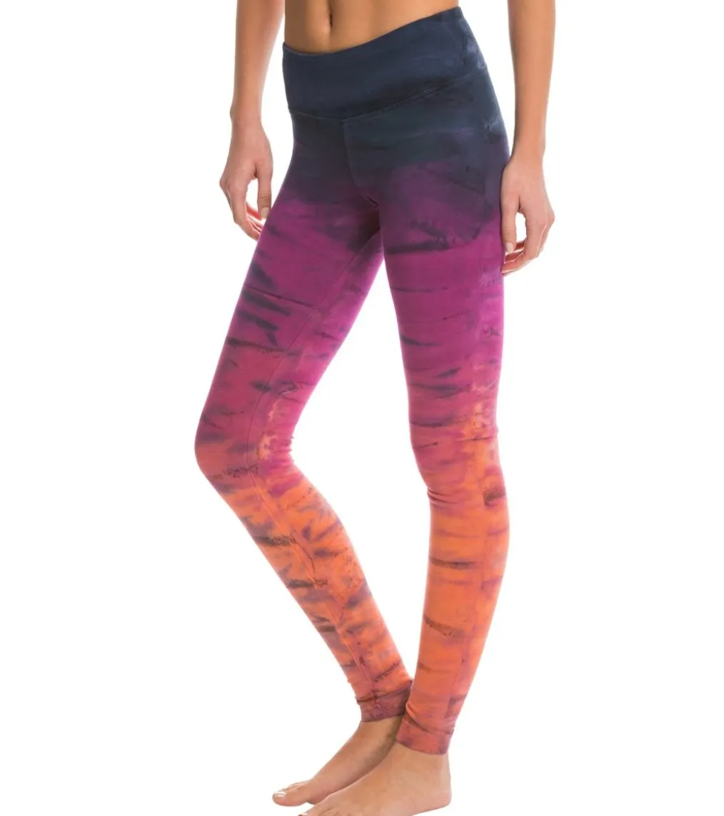 Hard Tail Flat Waist Cotton Ankle Yoga Leggings