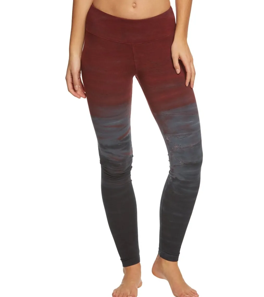 Hard Tail Flat Waist Cotton Ankle Yoga Leggings