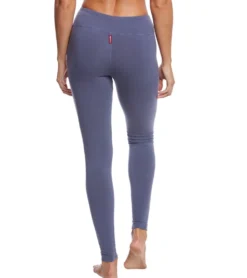 Hard Tail Flat Waist Cotton Ankle Yoga Leggings