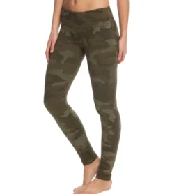 Hard Tail Flat Waist Cotton Ankle Yoga Leggings