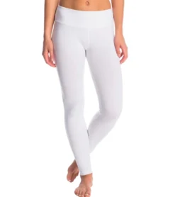 Hard Tail Flat Waist Cotton Ankle Yoga Leggings