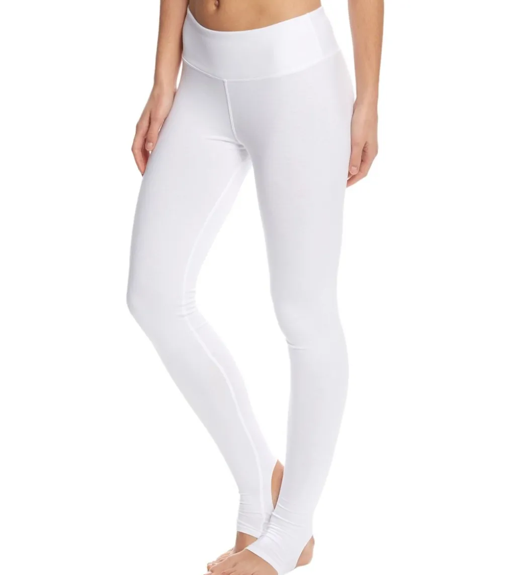 Hard Tail Flat Waist Cotton Stirrup Legging
