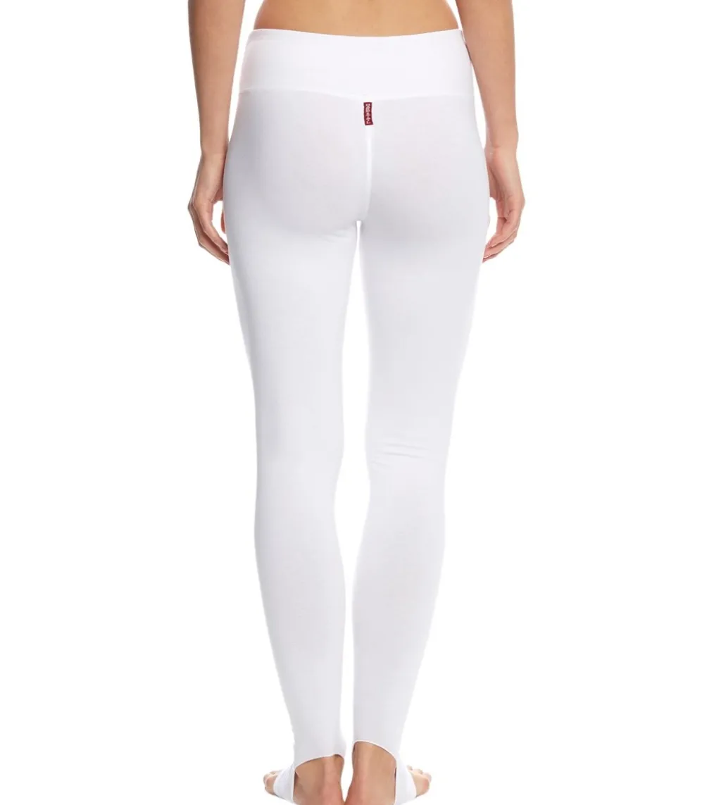 Hard Tail Flat Waist Cotton Stirrup Legging