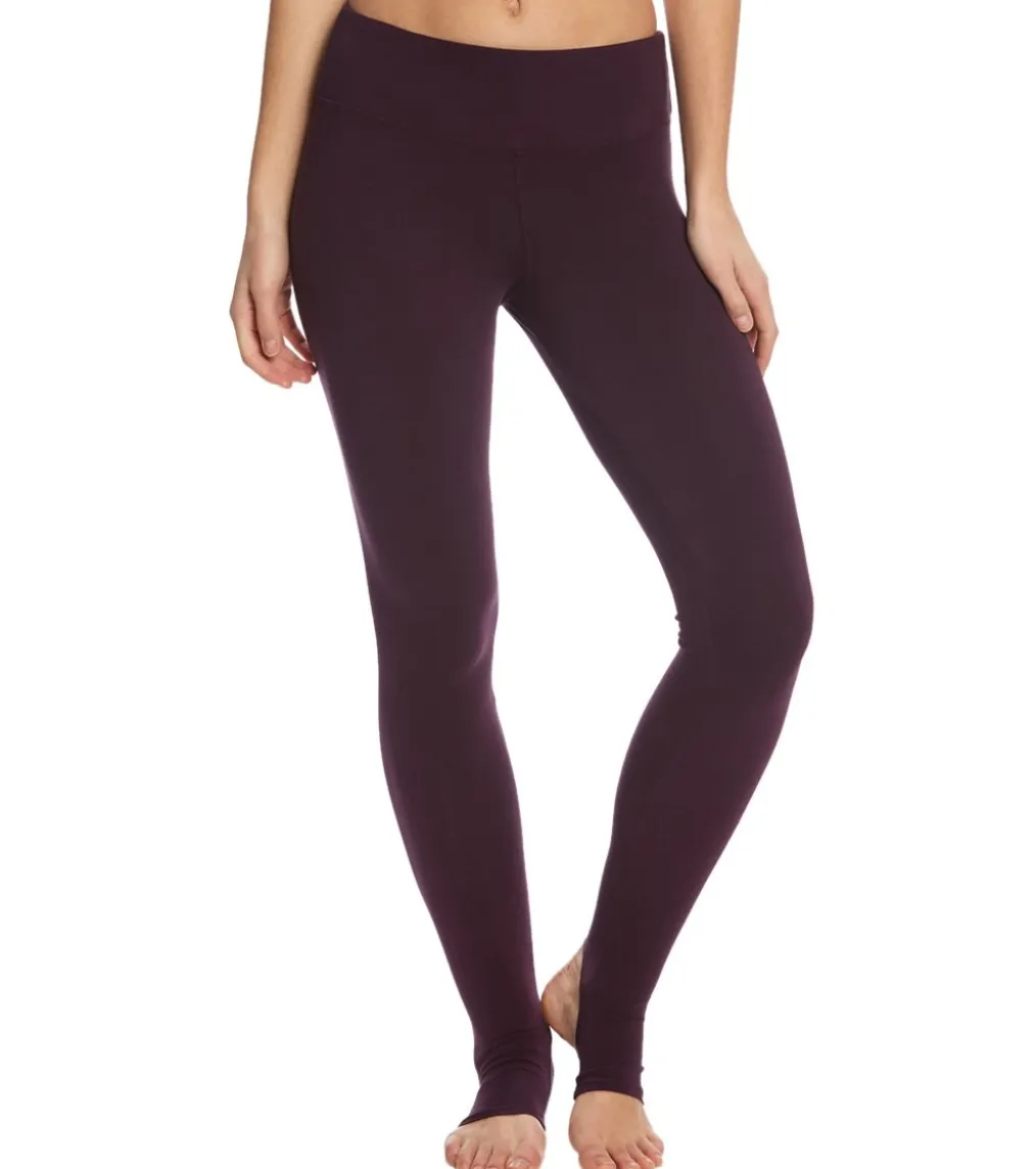 Hard Tail Flat Waist Cotton Stirrup Legging