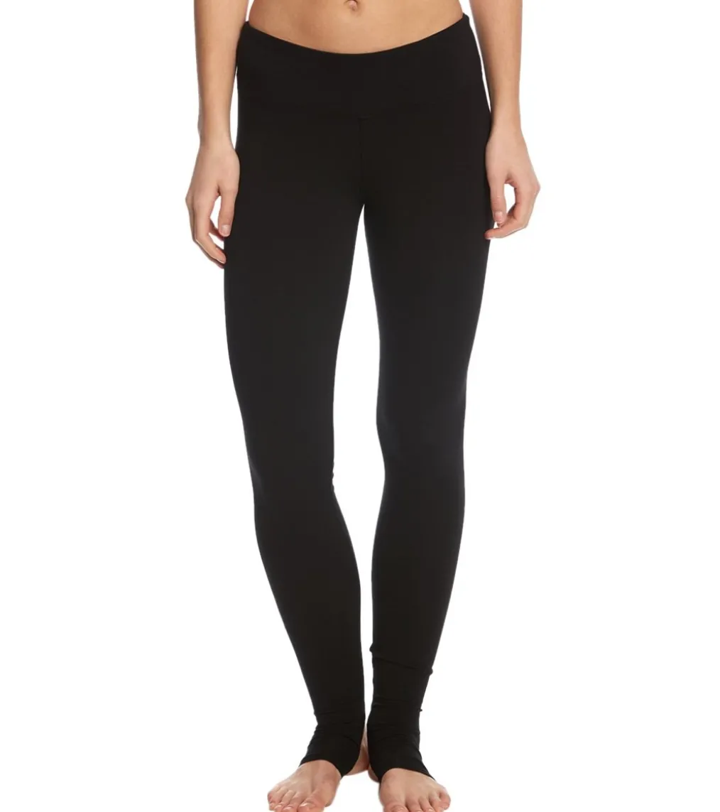 Hard Tail Flat Waist Cotton Stirrup Legging