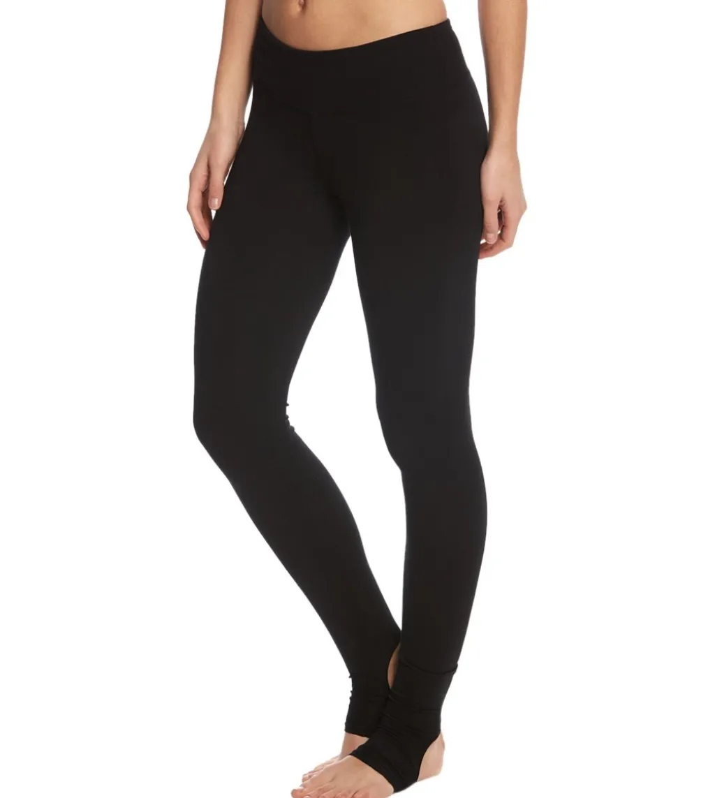 Hard Tail Flat Waist Cotton Stirrup Legging
