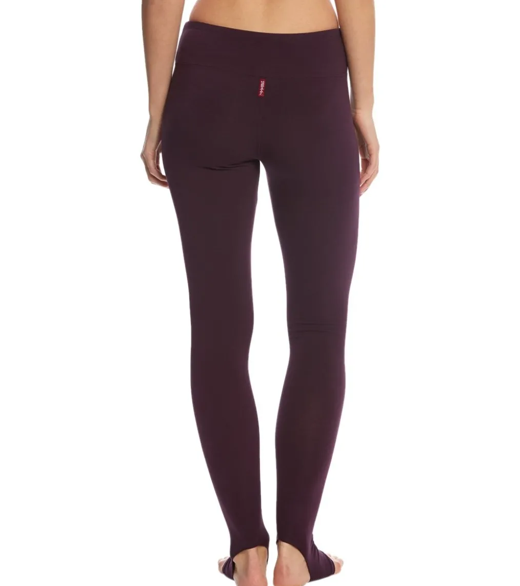 Hard Tail Flat Waist Cotton Stirrup Legging