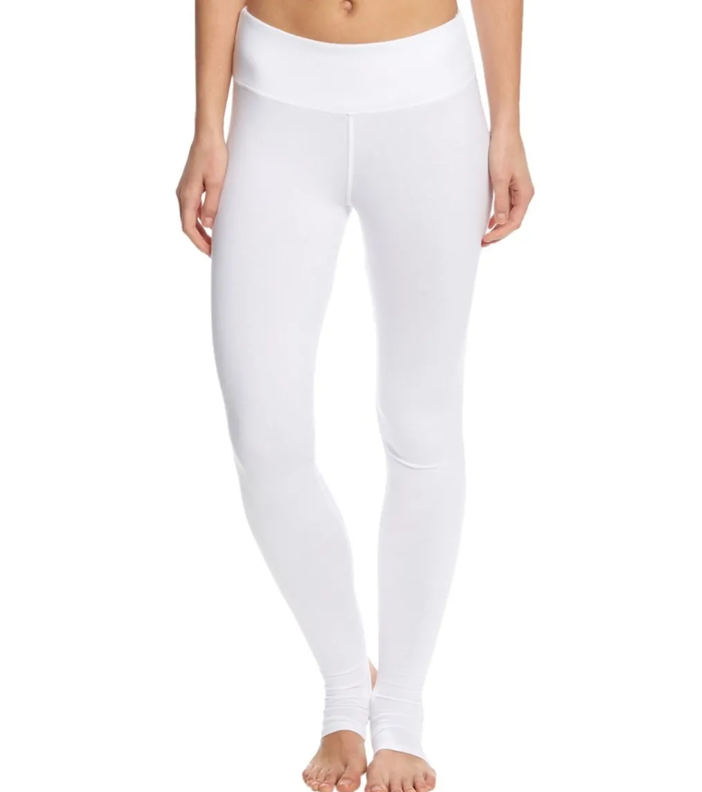 Hard Tail Flat Waist Cotton Stirrup Legging