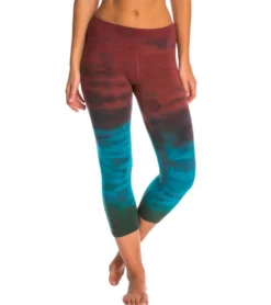 Hard Tail Flat Waisted Cotton Yoga Capris