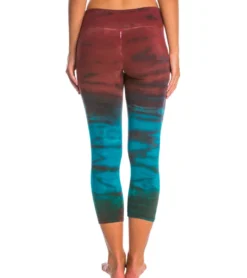 Hard Tail Flat Waisted Cotton Yoga Capris