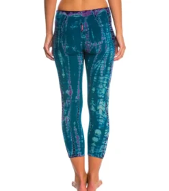 Hard Tail Flat Waisted Cotton Yoga Capris