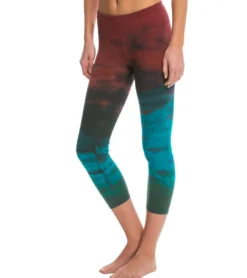 Hard Tail Flat Waisted Cotton Yoga Capris