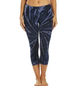 Hard Tail Flat Waisted Cotton Yoga Capris