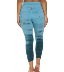Hard Tail Flat Waisted Cotton Yoga Capris