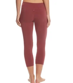 Hard Tail Flat Waisted Cotton Yoga Capris