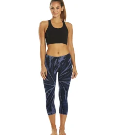 Hard Tail Flat Waisted Cotton Yoga Capris