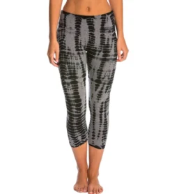 Hard Tail Flat Waisted Cotton Yoga Capris