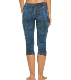 Hard Tail Flat Waisted Cotton Yoga Capris