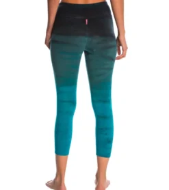 Hard Tail Flat Waisted Cotton Yoga Capris