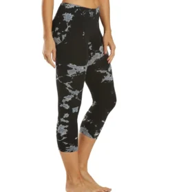 Hard Tail Flat Waisted Cotton Yoga Capris
