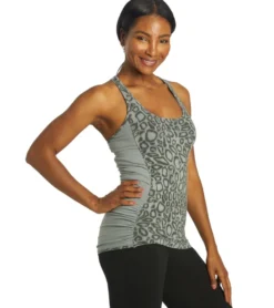 Hard Tail Hip Shirred Butterfly Tank