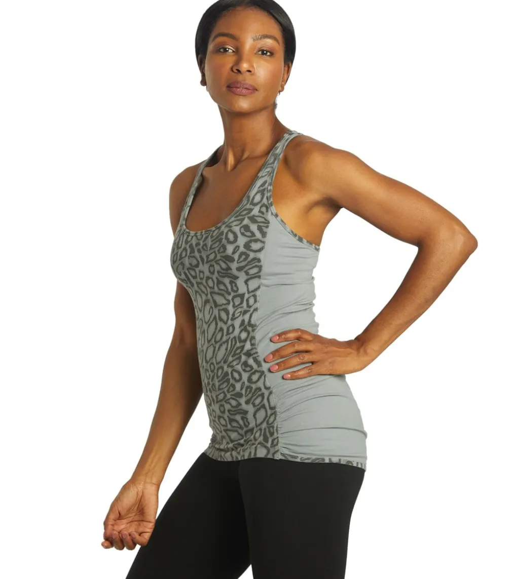 Hard Tail Hip Shirred Butterfly Tank