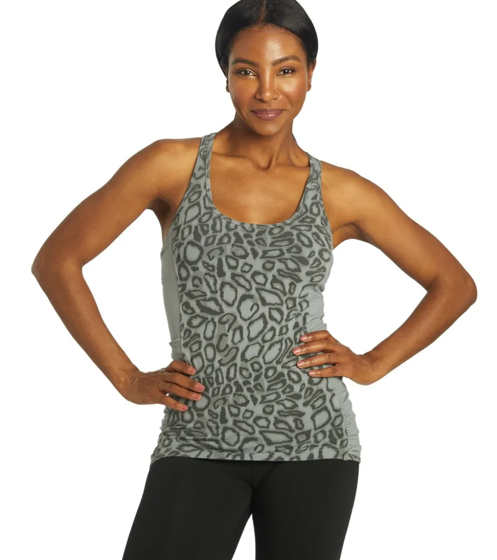 Hard Tail Hip Shirred Butterfly Tank