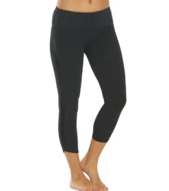 Hard Tail Racer Stripe Flat Waist Ankle Leggings