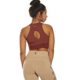 Hard Tail Wrap Back Yoga Crop Top