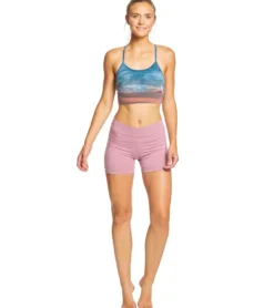 Hard Tail X Side Middy Yoga Sports Bra