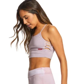 Hard Tail X Side Middy Yoga Sports Bra