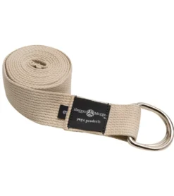 Hugger Mugger D-Ring Cotton Yoga Strap 6'