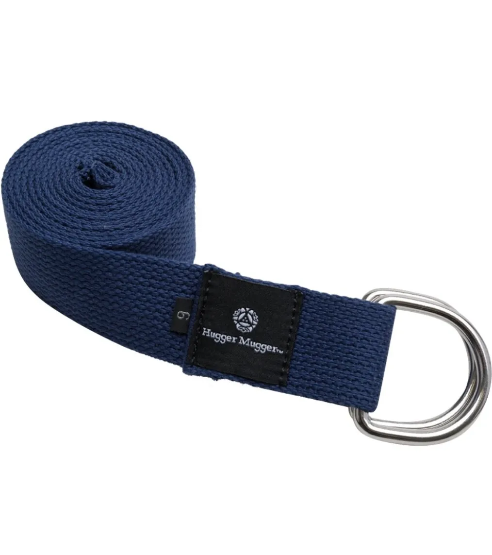 Hugger Mugger D-Ring Cotton Yoga Strap 6'