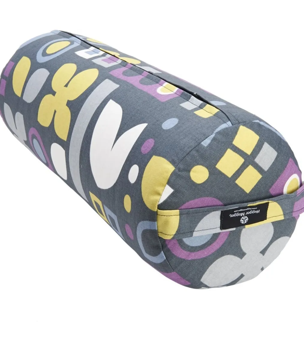 Hugger Mugger Round Printed Yoga Bolster