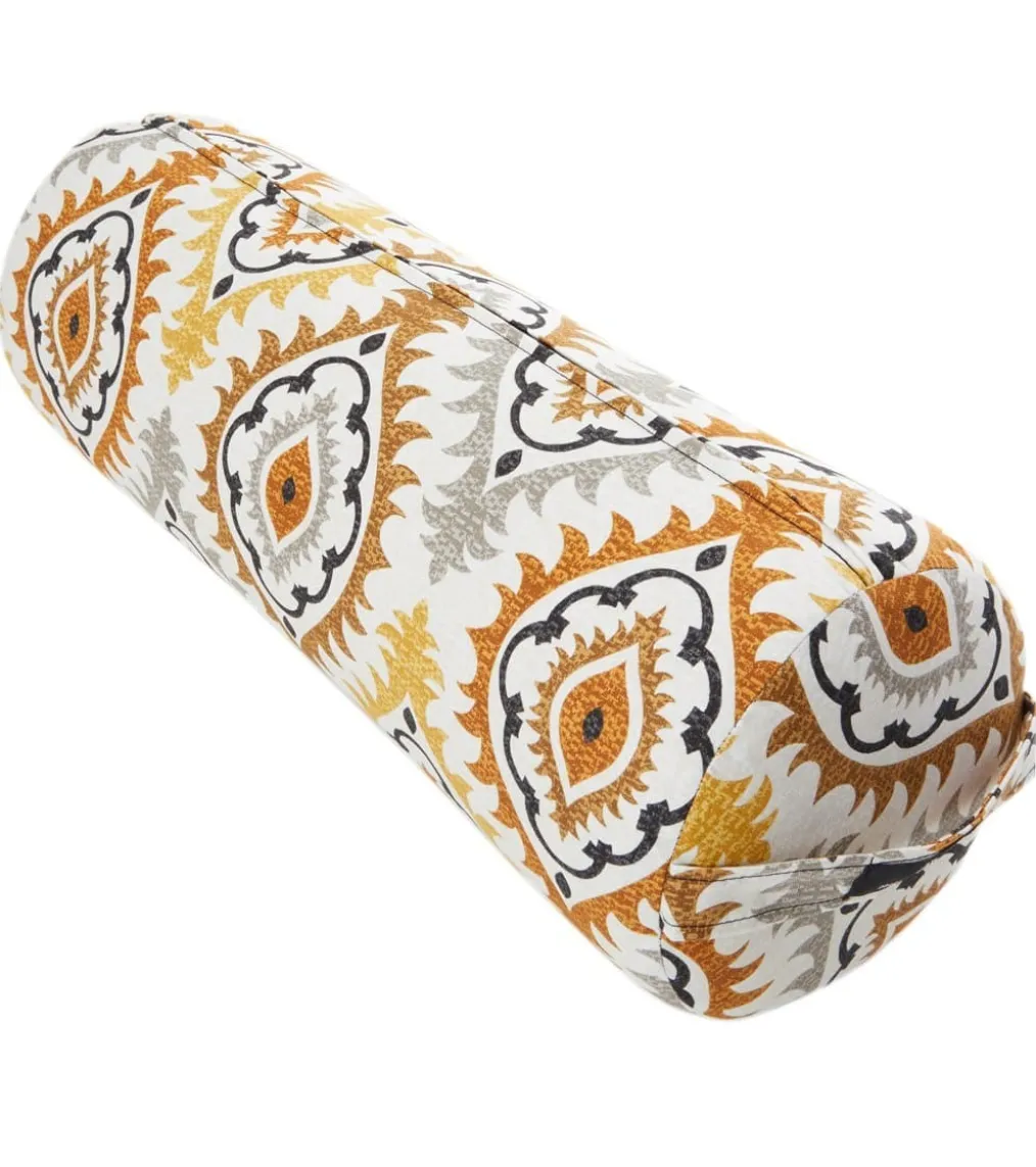Hugger Mugger Round Printed Yoga Bolster