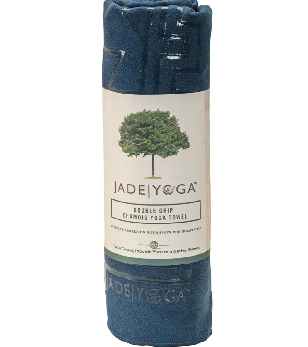 Jade Yoga Chamois Double Grip Yoga Mat Towel 72"