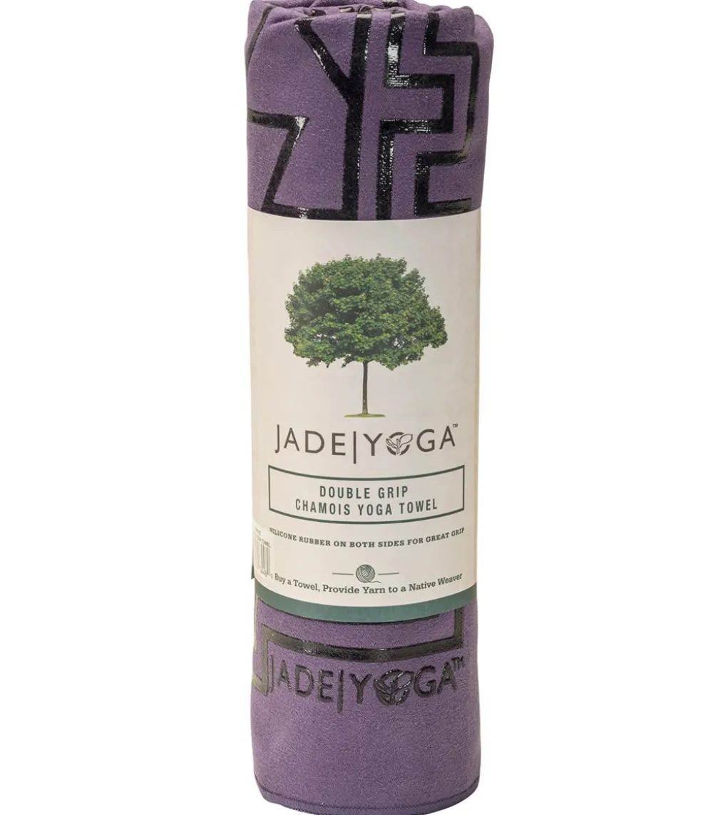 Jade Yoga Chamois Double Grip Yoga Mat Towel 72"