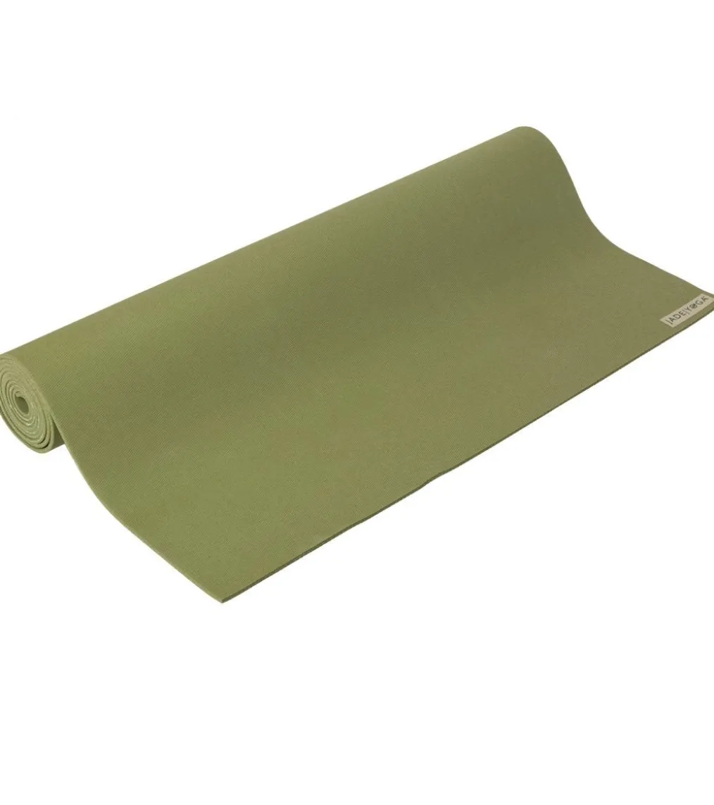 Jade Yoga Harmony XW Natural Rubber Yoga Mat Extra Long 80" 5mm