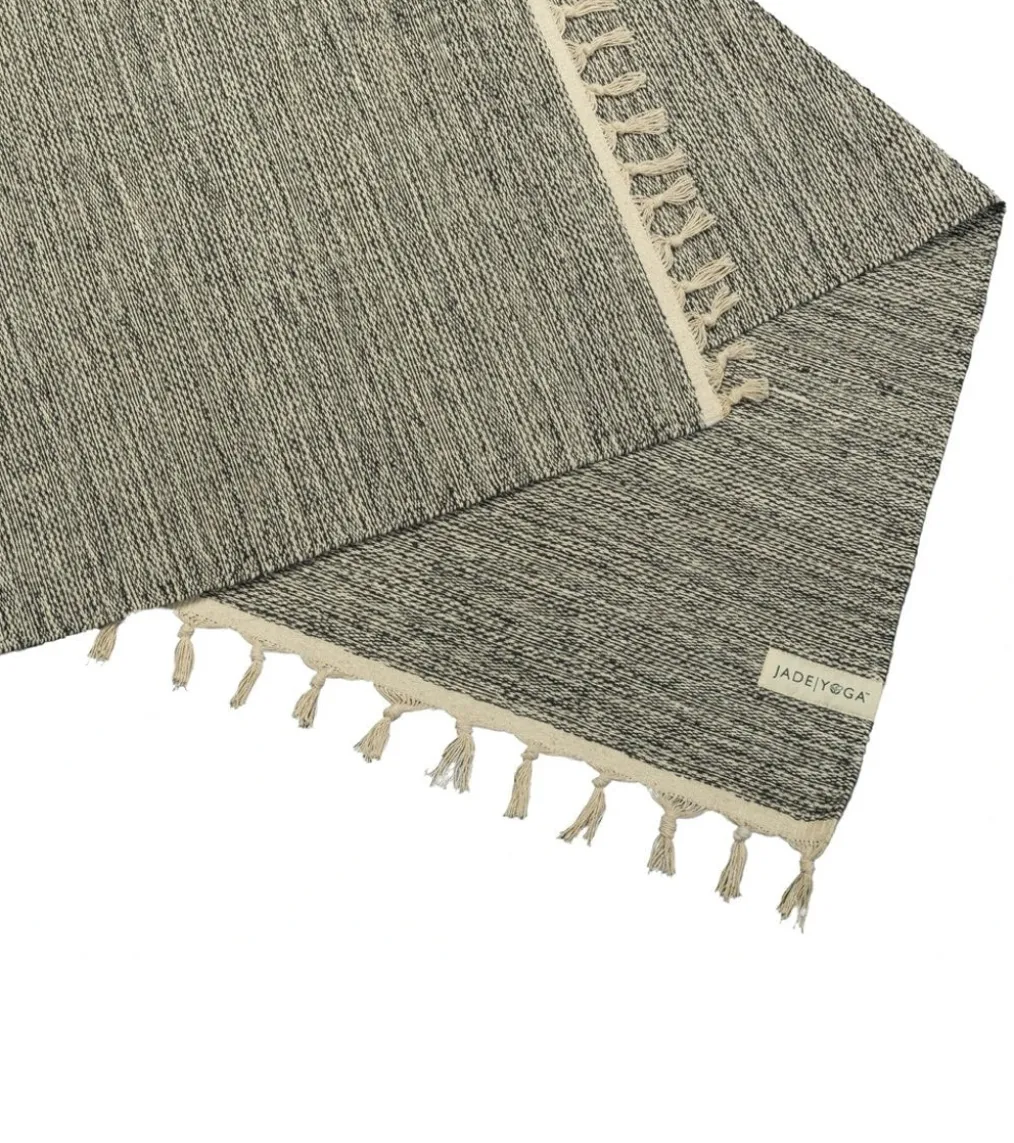 Jade Yoga Recycled Cotton Yoga Blanket