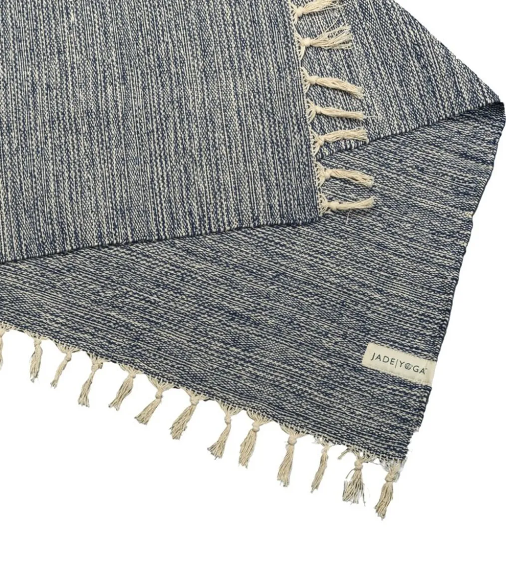 Jade Yoga Recycled Cotton Yoga Blanket