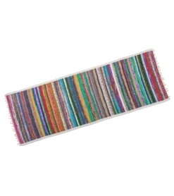 Jade Yoga Recycled Sari Yoga Rug