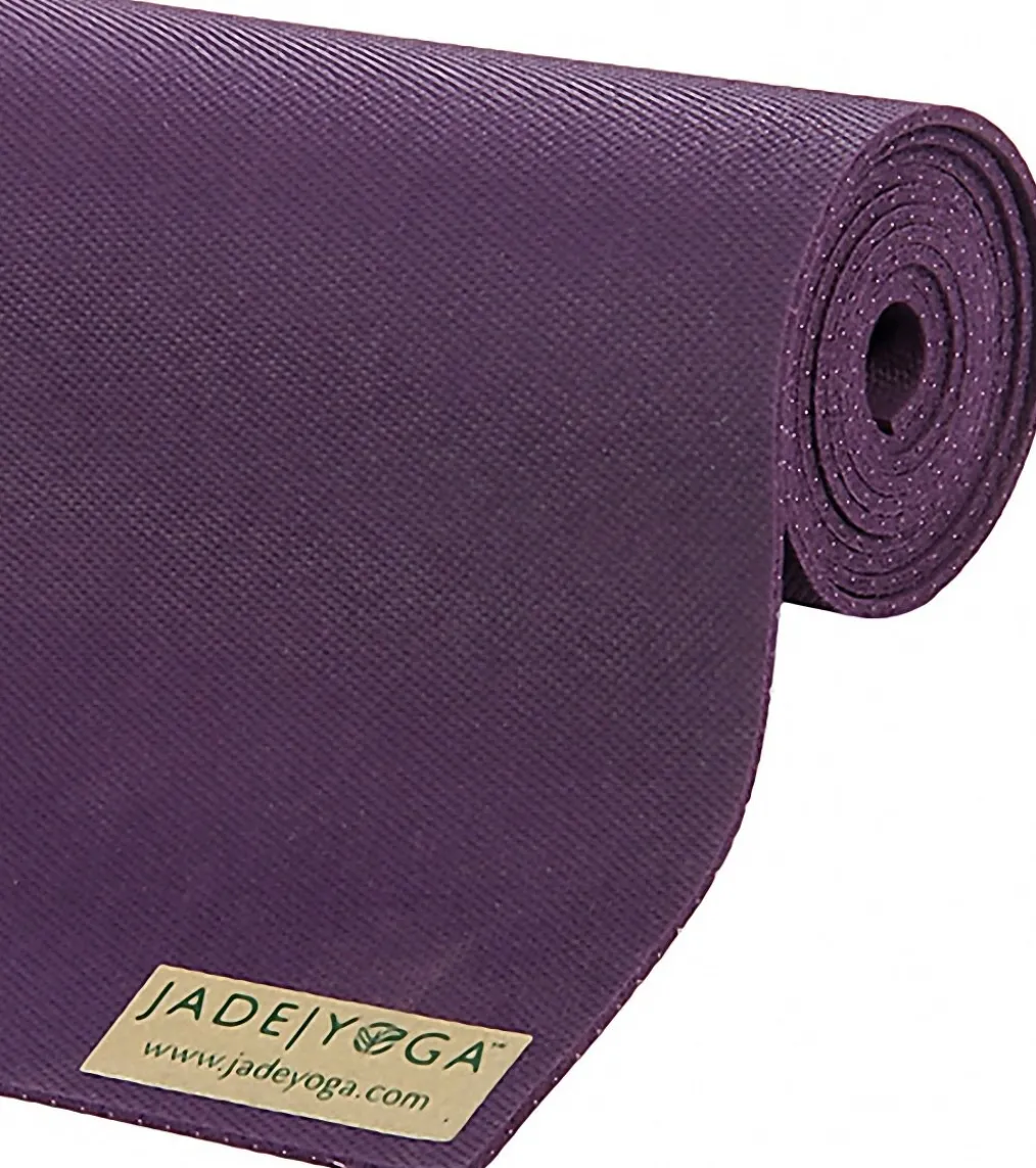 Jade Yoga Travel Long Natural Rubber Yoga Mat 74" 3mm